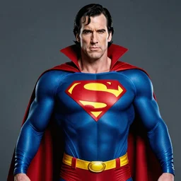 nic cage as vampire superman, digital photography, high detail
