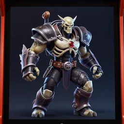 Skeletor in Darkstalkers 3, arcade screen capture