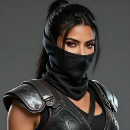 highly detailed portrait of kim kardashian as a ninja character in mortal kombat x, stephen bliss, unreal engine, fantasy art by greg rutkowski, loish, rhads, ferdinand knab, makoto shinkai and lois van baarle, ilya kuvshinov, rossdraws, tom bagshaw, alphonse mucha, global illumination, radiant light, detailed and intricate environment