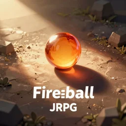 fireball jrpg game asset image file