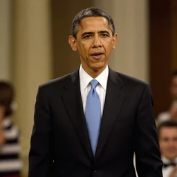 Movie still of Barack Obama in The Sound of Music
