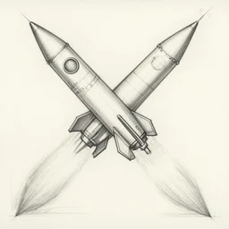 technical drawings of a rocket propelled by a water jet, annotated, scanned document, 2 0 1 9 concept