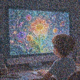 a wholesome illustration of a kid and a computer monitor with imaginative and trippy elements popping out of the screen, imagination, creativity, magic, computer monitor, Pixar and Disney animation, sharp, Rendered in Redshift and Unreal Engine 5 by Greg Rutkowski, Bloom, dramatic lighting