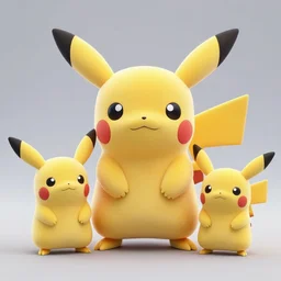 pokemon cutie stuffed animal friends, unreal ungine 5, octane render, cinema 4 d