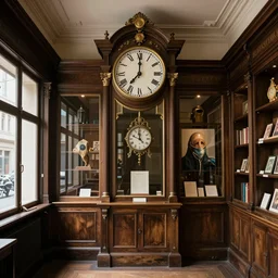 Inside an old clock store by James Gilleard, Mark Ryden, Wolfgang Lettl highly detailed