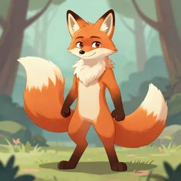 an anthropomorphic fox, fursona!!!! trending on furaffinity, by kawacy, trending on artstation, full body