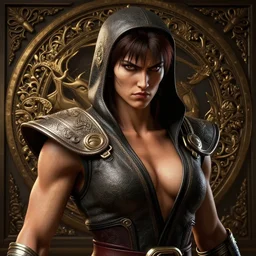 portrait, fujin from mortal kombat, dramatic, very detailed, ornate, 8 k, octane render, william bouguereau, rossdraws, greg rutkowski
