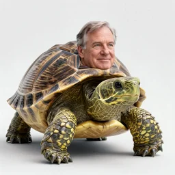 mitch mcconnell sticking his head out of a turtle shell, head of a turtle, head of mitch mcconnell, hybrid, octane render, unreal 5 engine