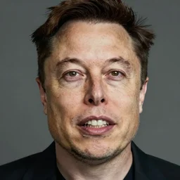 Elon Musk with rabbit teeth