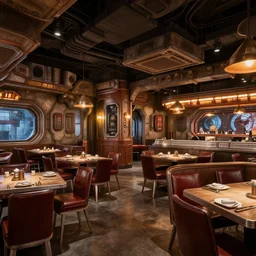 interior of a Star Wars-themed restaurant