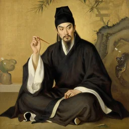 attractive male, taoism, painting by greg rutkowski, j. c. leyendecker, artgerm