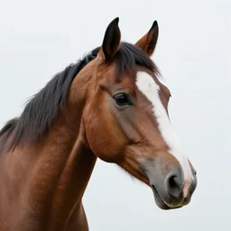 horse with the head of a cat