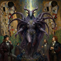 highly detailed oil painting of azathoth, very intricate, cinematic lighting, award - winning, the good spirit of god, by roberto ferri, by artgerm, tom bagshaw, by j. c. leyendecker and klimt, beautiful cinematic light, american romanticism, by austin osman spare, artstation, cgsociety, official art, octane
