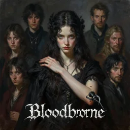 cinematic portrait of bloodborne, oil on canvas, masterpiece, trending on artstation, featured on pixiv, cinematic composition, dramatic pose, beautiful lighting, sharp details, hyper-detailed, HD, HDR, 4K, 8K, art by Tim Hildebrandt and Wayne Barlowe and Bruce Pennington and ruan jia and larry elmore,