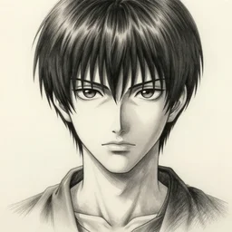 demon necromancer , short hair, made by Yusuke Murata, Tomohiro Shimoguchi, Takeshi Obata, Tite Kubo, ArtStation, CGSociety, direct gaze, beautiful face, sharp fine-face, pretty face, realistic shaded Perfect face, fine details,perfect composition body, symmetrical face,symmetrical eyes, pencil art on paper