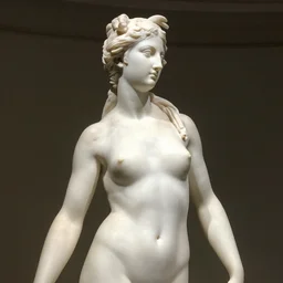 a portrait of a female android by antonio canova