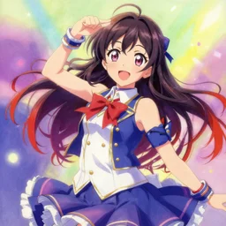 a beautiful painting of Nozomi Tojo from Love Live! School Idol Festival, Fantasy Painting