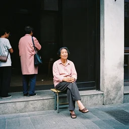 Candid Street Photography. Kodak Ektar 100
