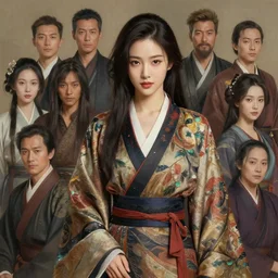 sharp hq rendering, reaistic, semirealism, lee ji - eun wearing decorated robes, beautiful, seductive, appealing character, painterly, highly detailed in the style of wlop by ilya kuvshinov, wenjun lin, sakimichan, james jean, andrei riabovitchev, conrad roset, angular asymmetrical design, eastern art style