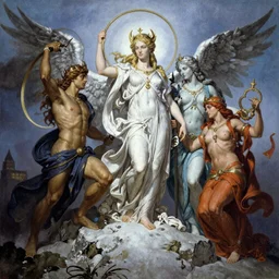 Mount Olympus by Frank Frazetta, Greg Rutkowski, Boris Vallejo, epic fantasy character art, gods and goddesses, Exquisite detail, post-processing, masterpiece, cinematic