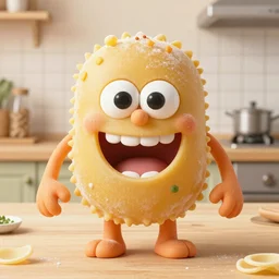 a pasta monster