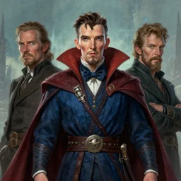 a highly detailed digital nordic painting of stephen strange, by james gurney, greg rutkowski, by craig mullins