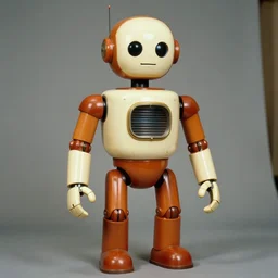 animatronic from the 70s, color photo from the 70s