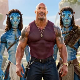 Dwayne Johnson is The Boulder!, Avatar: The Last Airbender!, cinematic shot