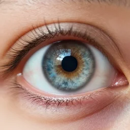 extreme close up on a beautiful eyeball looking directly at the camera. photorealistic. intricate details. 3 5 mm photograph. dramatic lighting. action shot. absolute focus. masterpiece.