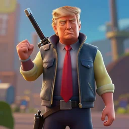 donald trump as the taliban in fortnite detailed artstation, anime, disney, pixar, 8 k, 4 k, 6 0 0 mm, hd, dof, kodak film, volumetric lighting, subsurface scattering, detailed photorealistic, octane render, detailed details