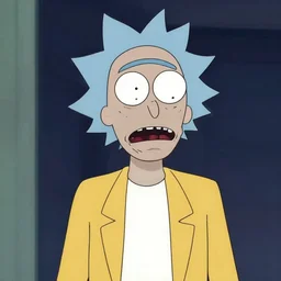 rick sanchez, portrait, by mir sayyid ali
