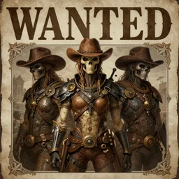 solarpunk steampunk spaghetti western wanted poster, header wanted the RANDEL BROTHERS dead or alive, fantasy, intricate, elegant, highly detailed, digital painting, artstation, concept art, smooth, sharp focus, illustration, art by artgerm