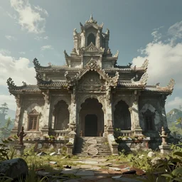 Lost temple, artstation, 4k