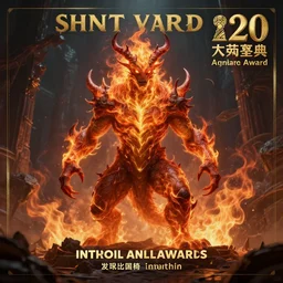 fire elemental monster digital classical fantasy art 2 0 2 0 ancient award - winning dystopian utopia uncyberpunk