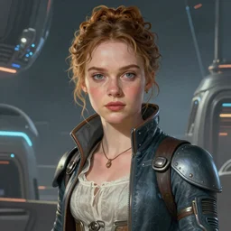 Darcy in the futuristic scifi remake of Pride and Prejudice, space atompunk aesthetics, scifi, highly detailed portrait, digital painting, artstation, concept art, smooth, sharp foccus ilustration, Artstation HQ