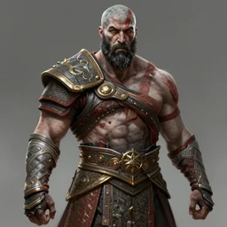 a highly detailed illustration of idris elba as god of war, intricate, elegant, highly detailed, centered, digital painting, artstation, concept art, smooth, sharp focus, league of legends concept art, wlop