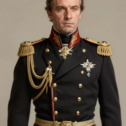 man wearing a 19th century naval officers uniform, intricate, elegant, highly detailed, digital painting, artstation, concept art, matte, sharp focus, illustration