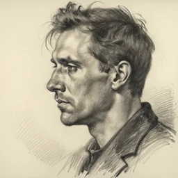 a realistic yet scraggly portrait sketch of the side profile of a stern and sophisticated james lee, trending on artstation, intricate details, in the style of frank auerbach, in the style of sergio aragones, in the style of martin ansin, in the style of david aja, in the style of mattias adolfsson
