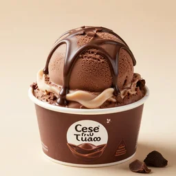 extremely delicious looking photo of ice cream dessert, very expensive, top quality product, most perfect chocolate on the world, small manufacture, unique style, 8 k, product photography, professional studio photography