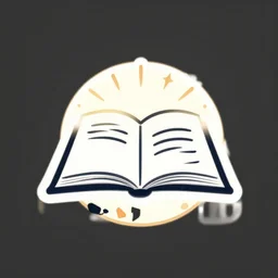 open book vector graphic logo