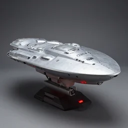 model of star trek's u. s. s. enterprise