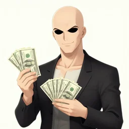 morbius being praised and given money, positivity