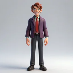 full body 3 d model of a handsome young serial killer with a psychotic smile by brian bolland, rachel birkett, alex ross, and neal adams | portrait, character concept, concept art, unreal engine, finalrender, centered, deviantart, artgerm