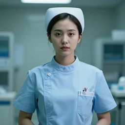 portrait of a nurse, cinematic, realistic photo