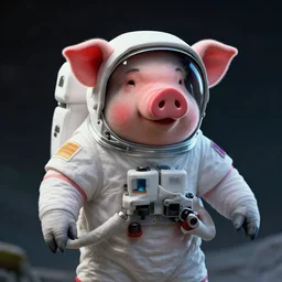 pig astronaut, thc, LSD, concept art, cinematic, detailed, trending on artstation, unreal engine 5 rendering, cinematic, greig fraser cinematography, epic composition, 8k, 35 mm photography