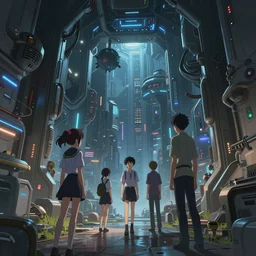 underground futuristic city, detailed, futuristic, cory loftis, james gilleard, atey ghailan, makoto shinkai, genshin impact, dynamic lighting