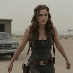 Kiera Knightley as rampaging Dolores in Westworld (2016), film still