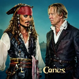 joe biden replacing johnny depp in the lead role in pirates of the caribbean ( 2 0 2 4 ) film poster