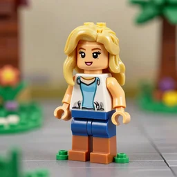 madison beer as a lego toy, fantasy, dslr photo