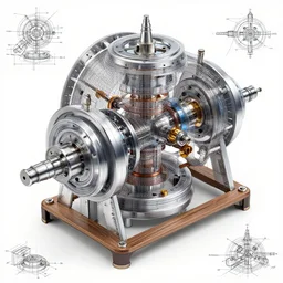 working perpetual motion machine construction plans high details
